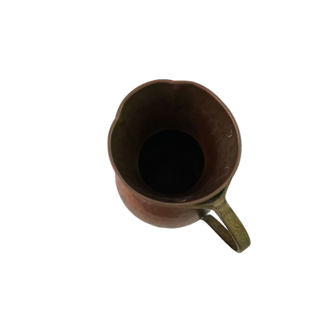 Copper Pitcher w/Brass Handle - Picture 5 of 9